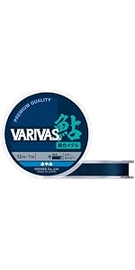 Amazon.co.jp: バリバス(VARIVAS) VARIVAS 鮎 水中糸 複合メタル 12m+